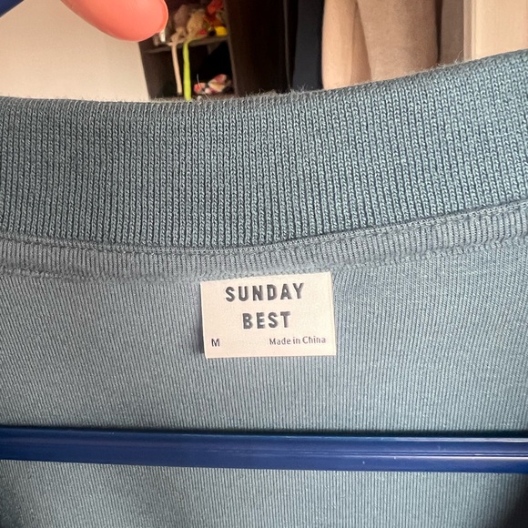 Sunday best crop button down shirt with collar - Picture 2 of 3